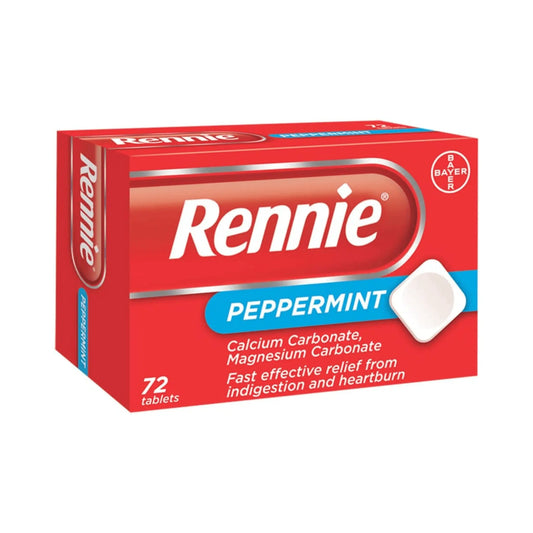 Rennie Peppermint 72 Tablets - Arc Health Nutrition UK Ltd 