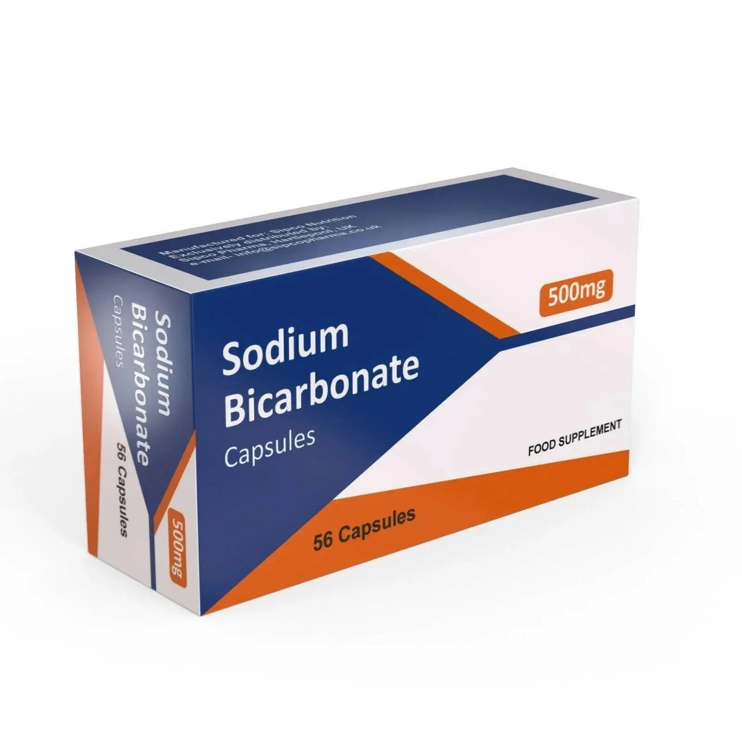 Sodium bicarbonate 500mg 100 capsulesÂ FOOD SUPPLEMENT - Arc Health Nutrition UK Ltd 