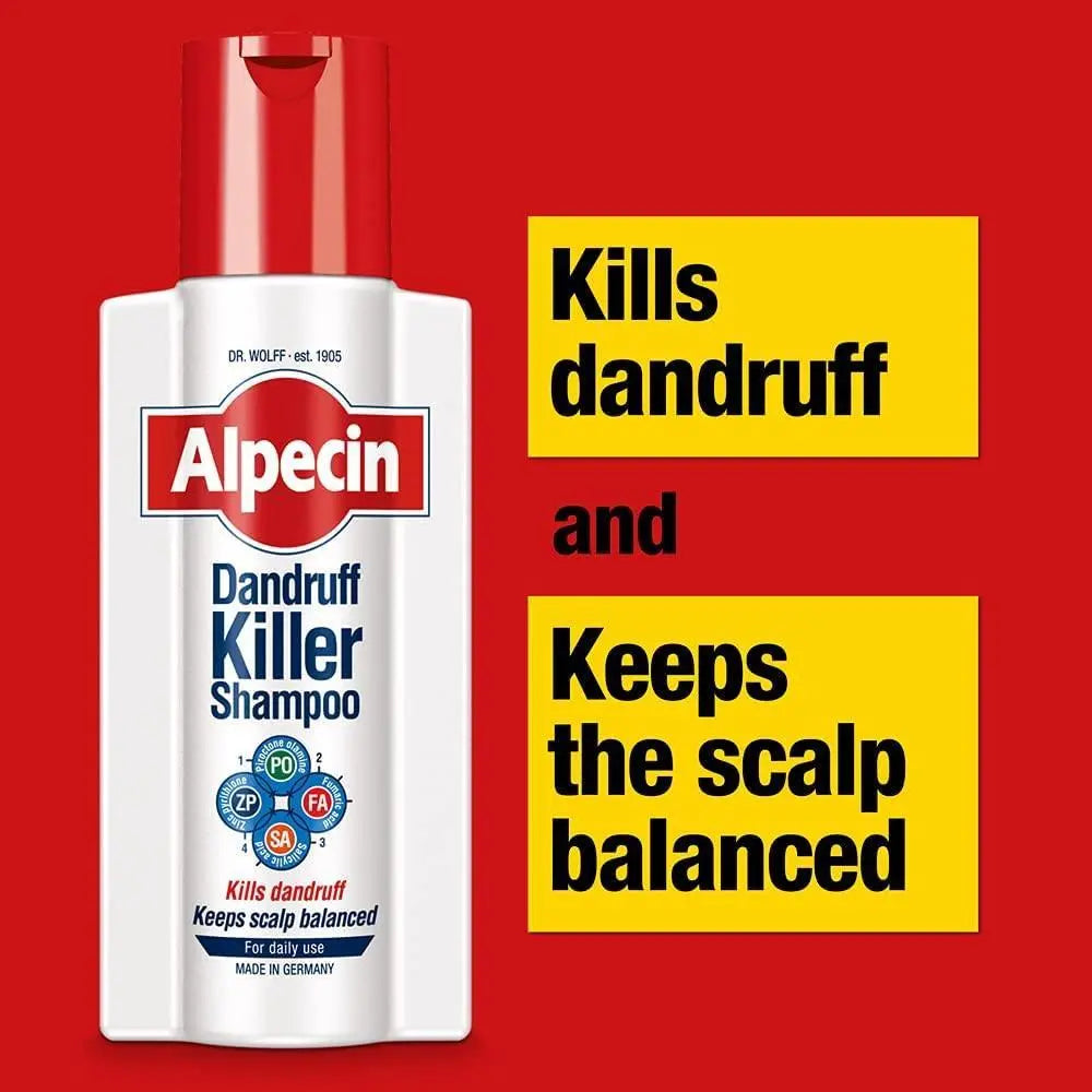 Alpecin Dandruff Killer 250ml Shampoo - Arc Health Nutrition UK Ltd 