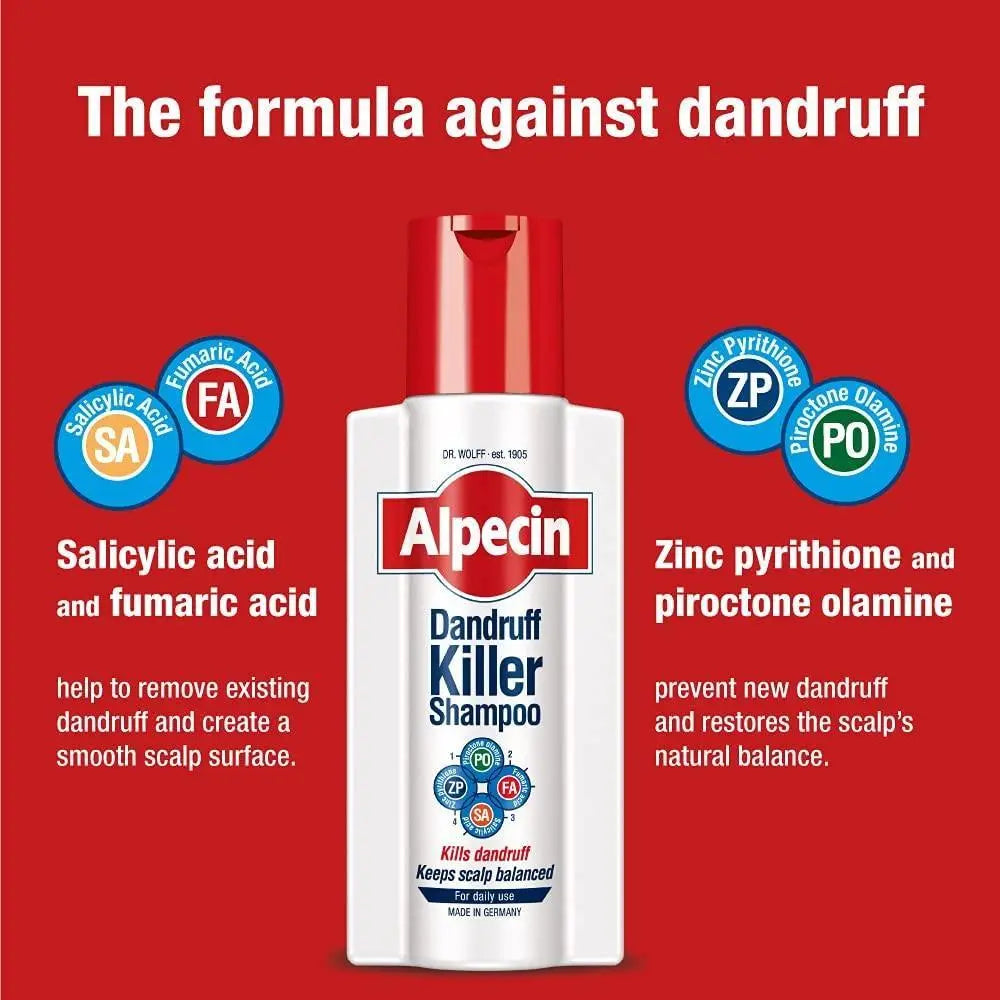 Alpecin Dandruff Killer 250ml Shampoo - Arc Health Nutrition UK Ltd 