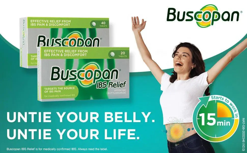 Buscopan IBS Relief 20 Tablets - Arc Health Nutrition UK Ltd 