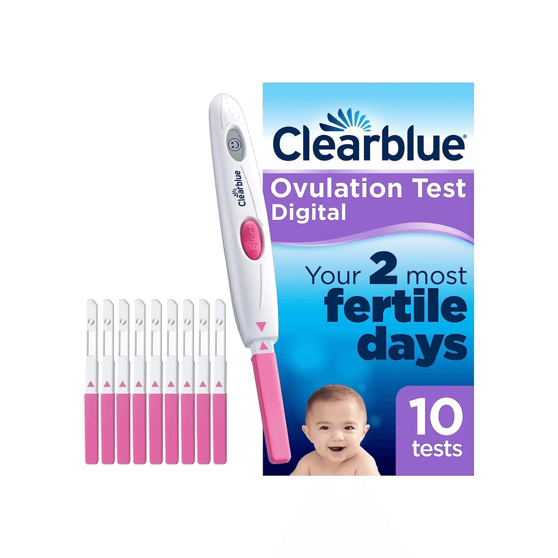 Clearblue Digital Ovulation 10 Test - Arc Health Nutrition UK Ltd 