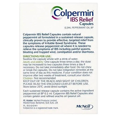 Colpermin 20 Capsules - Arc Health Nutrition UK Ltd 