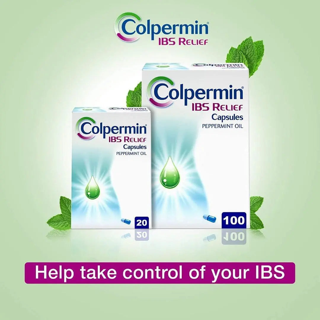 Colpermin IBS Relief 100 Capsules - Arc Health Nutrition UK Ltd 