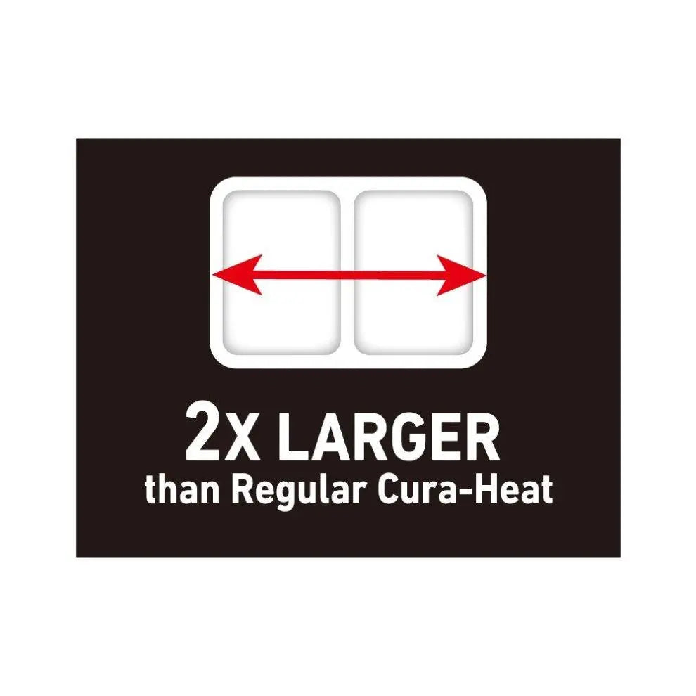 Cura-Heat Direct to Skin Back Pain Max Size 2 Patches x 2 - Arc Health Nutrition UK Ltd 