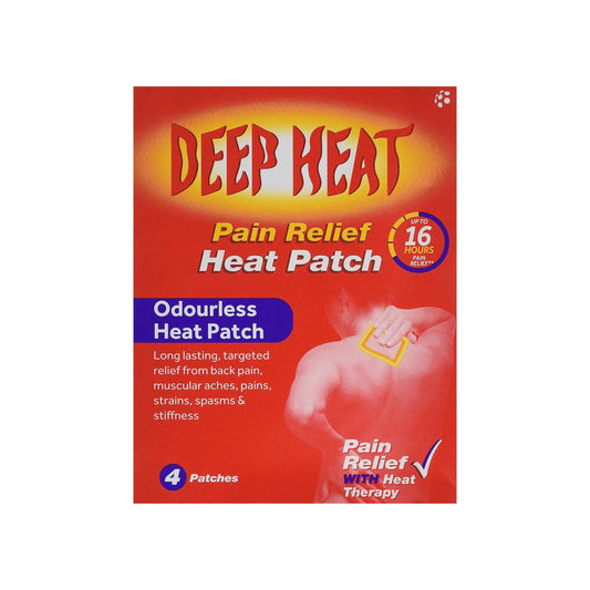 Deep Heat Pain Relief 4 Heat Patches - Arc Health Nutrition UK Ltd 