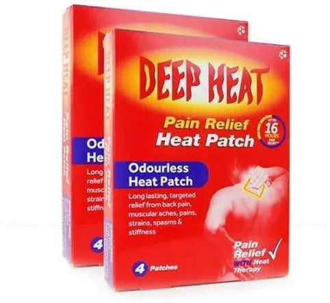 Deep Heat Pain Relief 4 Heat Patches - Arc Health Nutrition UK Ltd 