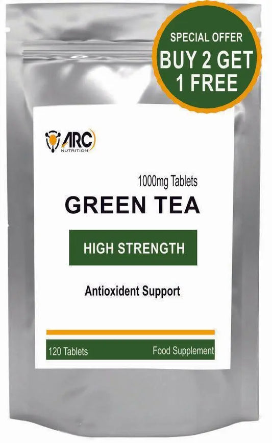Green Tea Extract 1000mg 100 tablets - Arc Health Nutrition UK Ltd 