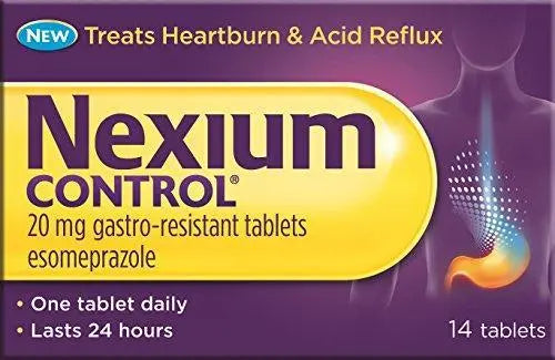 Nexium Control 20mg 14 Tabs - Arc Health Nutrition UK Ltd 