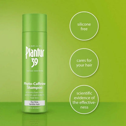 Plantur Caffeine Fine Hair 250ml Shampoo - Arc Health Nutrition UK Ltd 