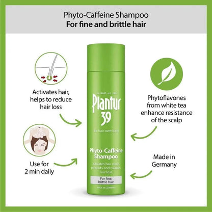 Plantur Caffeine Fine Hair 250ml Shampoo - Arc Health Nutrition UK Ltd 