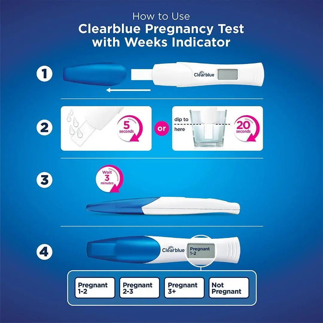 Pregnancy Test - Clearblue Digital Ultra Early (10mIU/ml), No Test Can Tell You Sooner 2 Digital Tests - Arc Health Nutrition UK Ltd 