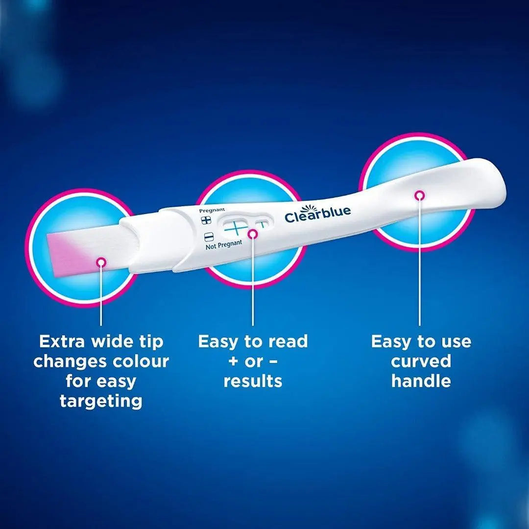 Pregnancy Test - Clearblue Rapid Detection, Result As Fast As 1 Minute, 1 Test - Arc Health Nutrition UK Ltd 