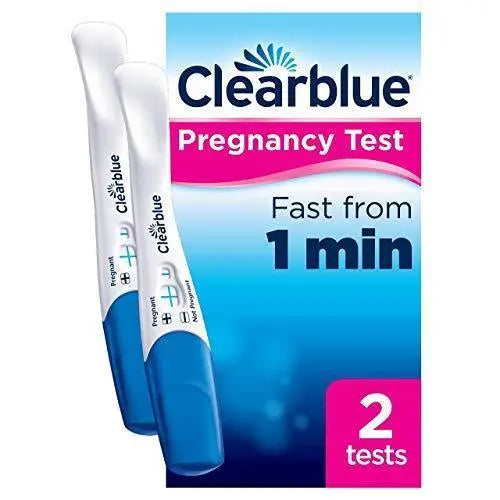 Pregnancy Test - Clearblue Rapid Detection, Result As Fast As 1 Minute, 2 Tests - Arc Health Nutrition UK Ltd 