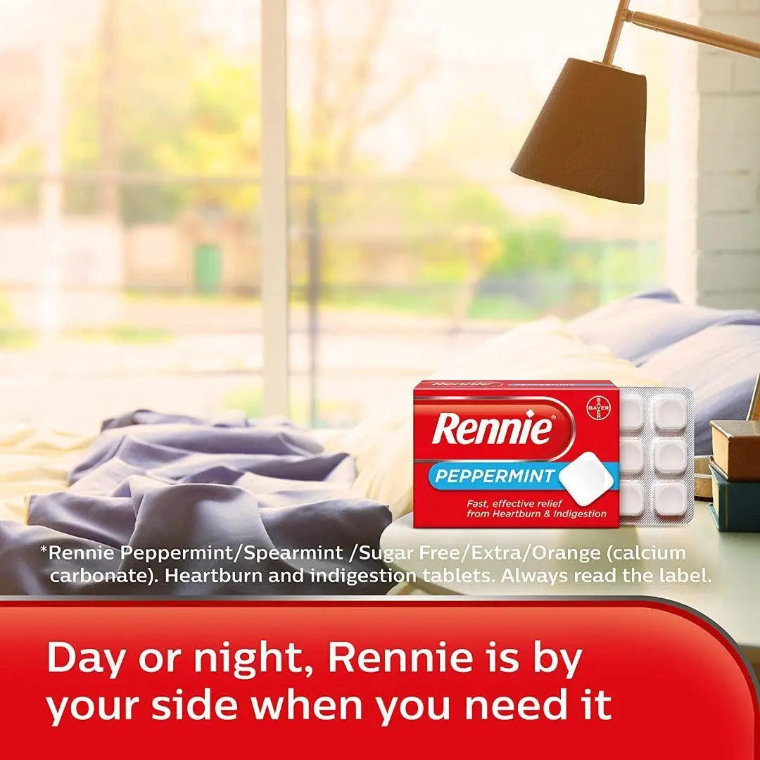 Rennie Peppermint 72 Tablets - Arc Health Nutrition UK Ltd 