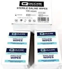 Saline Wipes Pack of 100 - Arc Health Nutrition UK Ltd 