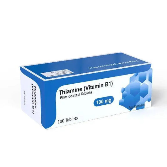 SIPCO Vitamin B1 Thiamine 100mg Vegetarian Tablets - Arc Health Nutrition UK Ltd 
